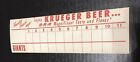 1950   s Ny Giants Frankie Frisch Bar Display Scorecard Krueger Beer Unused