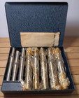Vintage 1940s Adjustable Reamers And Reamer Pilots Set In Box Assorted Sizes