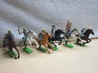 Vintage 1971 Set Of 6 Britains Deetail Confederate Civil War Cavalry  England