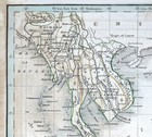 1835 Bradford Map Se Asia Cambodia Siam Indonesia Java Malaysia Philippines