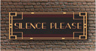 Art Deco Vintage Style Home Theater Signs Movie Room D  cor Cinema Now Showing