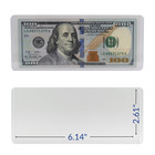 100 Modern Currency Holders Regular Toploaders Semi Rigid Us Paper Money Bills
