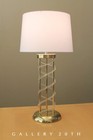 Superb  Lucite   Brass Mid Century Modern Table Lamp  Chapman Laurel Era Vtg