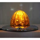 Legendary 3-1 2 Inch Watermelon Light W  Flat Bezel-amber Led   Amber Glass Lens