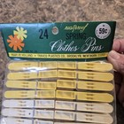 Vintage Plastic Clothes Pins Rustproof Metal Spring Travco Plastics Holland New