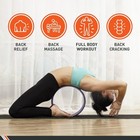 1pc Double Colors Yoga Wheel For Back Bending  Non-slip