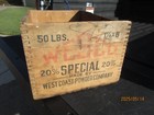 West Coast Powder Co  High Explosives Dynamite   Blasting Caps Box
