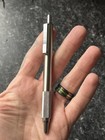 All Steel Retractable Marlin Spike  Knotting Tool  Edc Spike  Steel Spike Pen