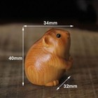 Cliff Cypress Wood Carved Figurine Home Desktop Decoration Statue Animal Toy Usa