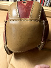Vintage Antique 1930-1940s Hutch H-18 Small Leather Red   Brown Football Helmet
