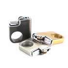   metal   Key-chain Butane Gas Flame Mini Ring Lighter  man Gift  Idea -3 Colors