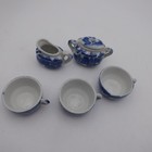 Vintage Children   s Tea Set Pieces 6 Blue Willow    Made In Japan