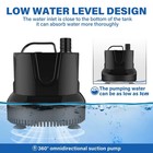 660gph Submersible Water Pump Pond Fountain Pump Aquarium Fish Tank 8 2ft High L