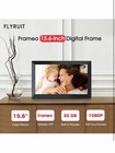 15 6-inch Digital Smart Picture Frame With Wifi  Hd Touch Screen  32gb Storage