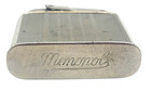 Rare Early Monopol Script Bottom Silver Lighter