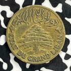 1925 Lebanon 5 Piastres Lot c1753