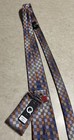 Men s Brand Q Microfiber Classic Necktie   Hankie Set Geometric New Msrp 39 99