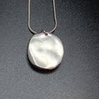 Stirling Silver Dragonfly Oval Charm Pendant Necklace Metal Snake Chain