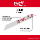 Milwaukee Sawzall Bi-metal Wood And Metal Cutting Reciprocating Saw Blade Set  2