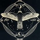 Golden Owl Tarot Witchcraft Card Cotton Altar Cloths Square 18x18  Table Napkins