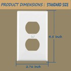 Outlet Covers Wall Plates - Electrical Outlet Cover 2 12-pack Standard Size Best