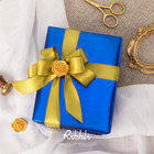 Gold Satin Ribbon Double Faced Satin 1 Inch X Continuous 50 Yards-gold Ribbon Fo