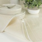 Clear Table Clothes Protector Vinyl Size 60 X 108 Inch Oblong Set Of 2 Pcs