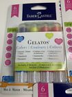 5 Pkgs New Faber-castell Design Memory Craft Gelatos 4ct Highlighters Pack Lot