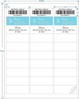Address Labels 1  X 2-5 8  6000 Labels Sticker Paper For Laser ink Jet Printer