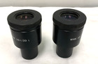 Set Of 2 Olympus Whk 10x 20 L Microscope Lens Eyepieces
