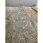Clear Glass Cruet Set - Elegant Glass Oil   Vinegar Bottles