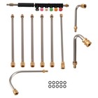 120  Pressure Washer Extension Rod Brass 4000psi 30   90   U Shape 6 Spray Nozzle