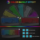 Wireless Keyboard And Mouse Combo Backlit  2 4g Rechargeable Ergonomic Gaming   