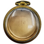Antique 18s Keystone Pinstriped Open Face Pocket Watch Case Gold Tone Usa