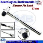 Medical Diagnostic Neurological Reflex T-shape Buck Babinski Hammer Pin   Brush