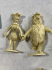 Rare Vintage 1960s Flintstones Play Set Figures  Marx  Toys Hannah Barbara