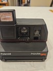 Vintage Polaroid Impulse Qps Instant Film Flash Camera With Strap Tested Works