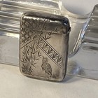 Antique Sterling Silver Match Safe Hallmarked