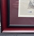 Richie Ashburn Signed 10 X 13 Artwork 1 1 Jerry Hersh Framed- Jsa Ci09174