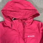 Columbia Interchange Women s Medium Pink Hooded Water Resistant Jacket