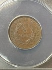 Anacs Au55 1864 Two Cent Piece Above Average For The Grade