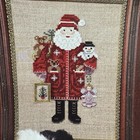 Snowflake Santa Just Nan Cross Stitch Chart W tiny Frame Charm Included New