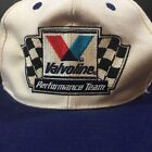 Vintage 90 s Valvoline Performance Team Snap Back Trucker Hat Embroidered Wool