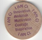 Central Islip Schools  Class Of 2010  long Island  New York   Wooden Nickel