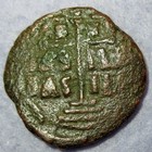 Jesus Christ  King Of Kings  Byzantine Coin With Image Of Jesus Christ     Follis