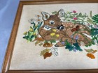 Crewel Fawn - 1980 s Dimensions Inc - Finished Work