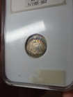1885 Seated Liberty Dime Ngc Ms62 Old Fatty Holder Gorgeous Toning