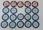 Paris Las Vegas  5    1 Casino Chips Collection Lot Nevada Vintage Obsolete