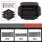 Mixer Carrying Bag With Behringer X-air Series Mixers Xr18  Xr16  Xr12  Digit   
