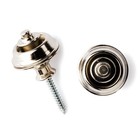 Dunlop Strap Locks - Guitar - Dual Design Strap Retainer System Nickel